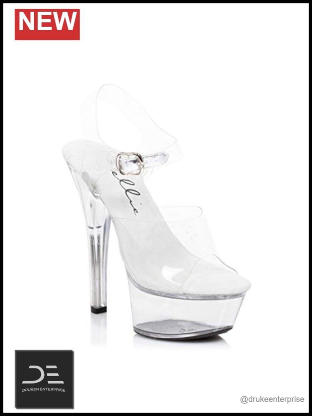 Elegant Heeled Sandals with Rhinestone Ankle Strap for Formal Events